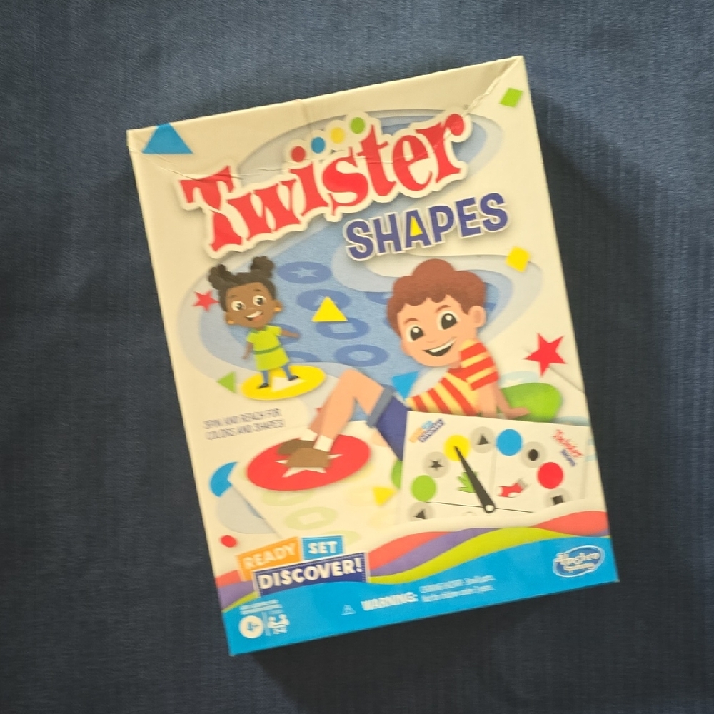 Twister Shapes Game Ages 4+ Toddler Kids